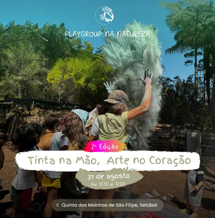 Tinta na Mão, Arte no Coração – Playgroup na Natureza