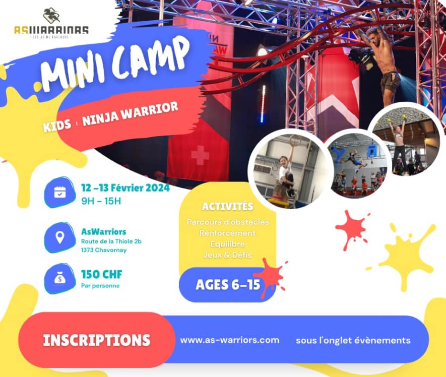 As Warriors – Mini Camp Kids, Ninja Warrior