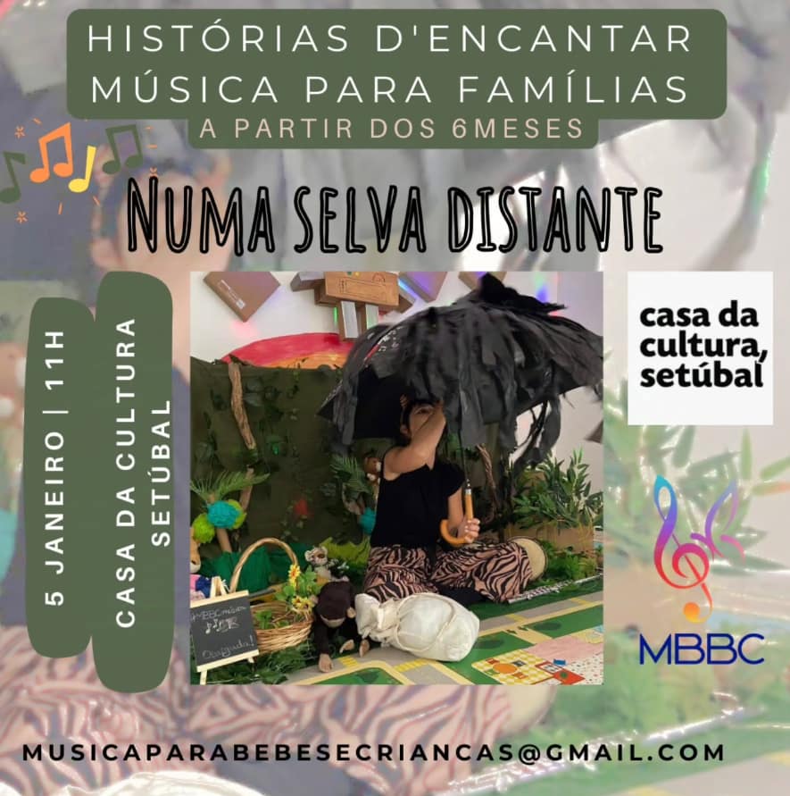 Música para bebés e crianças (MBBC) – Numa selva distante