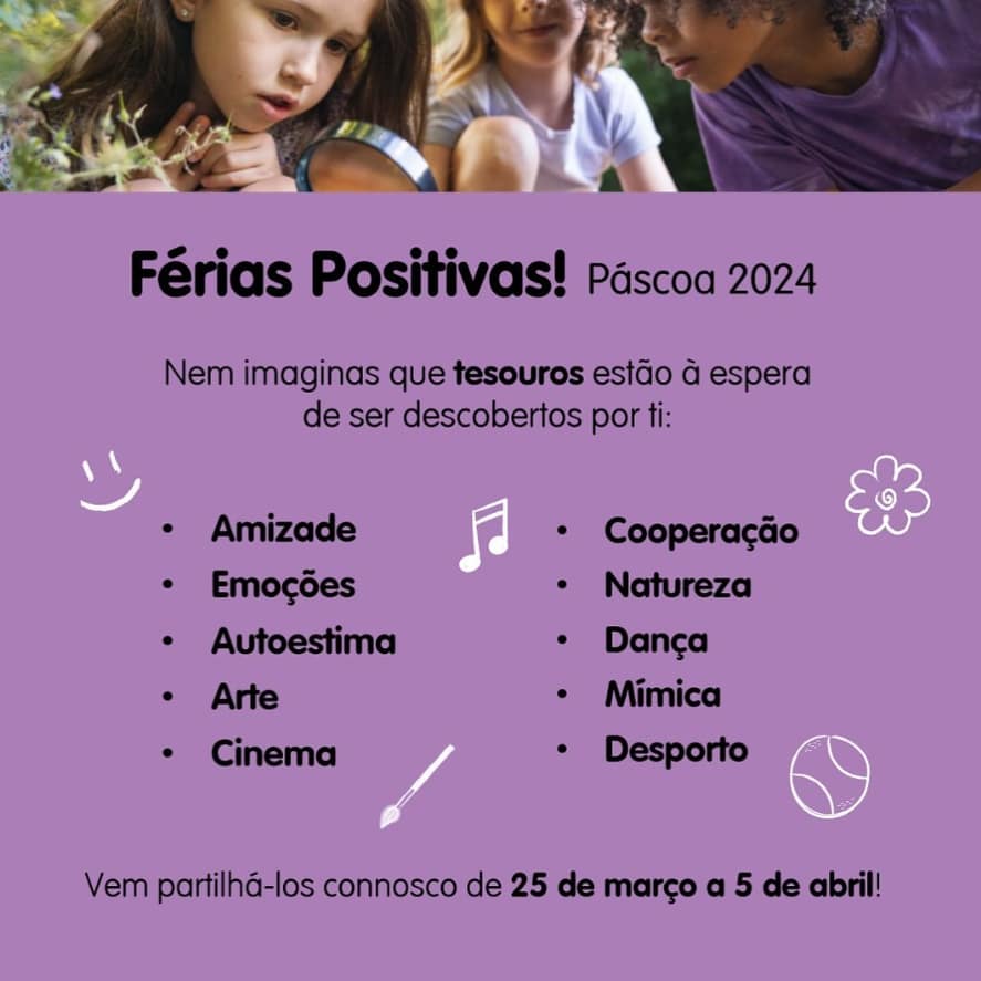 Academia Ousar Crescer – Férias Positivas! Páscoa 2024