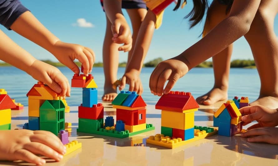 Casas que molham os pés