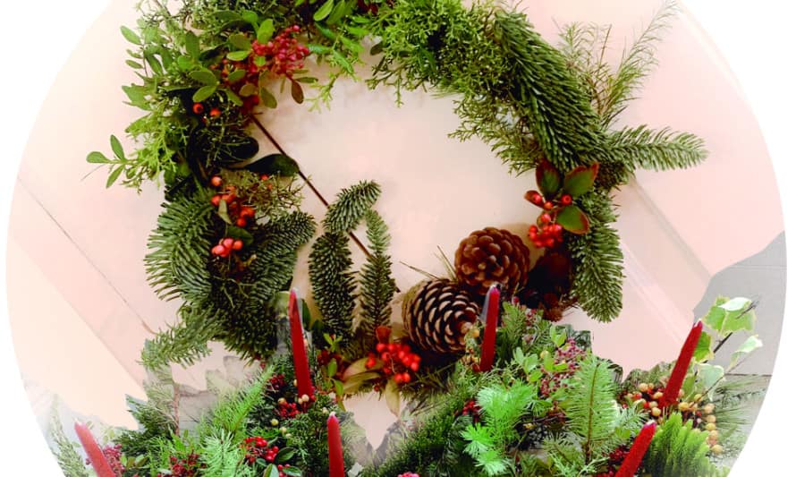 Centros de Mesa e Coroas de Natal