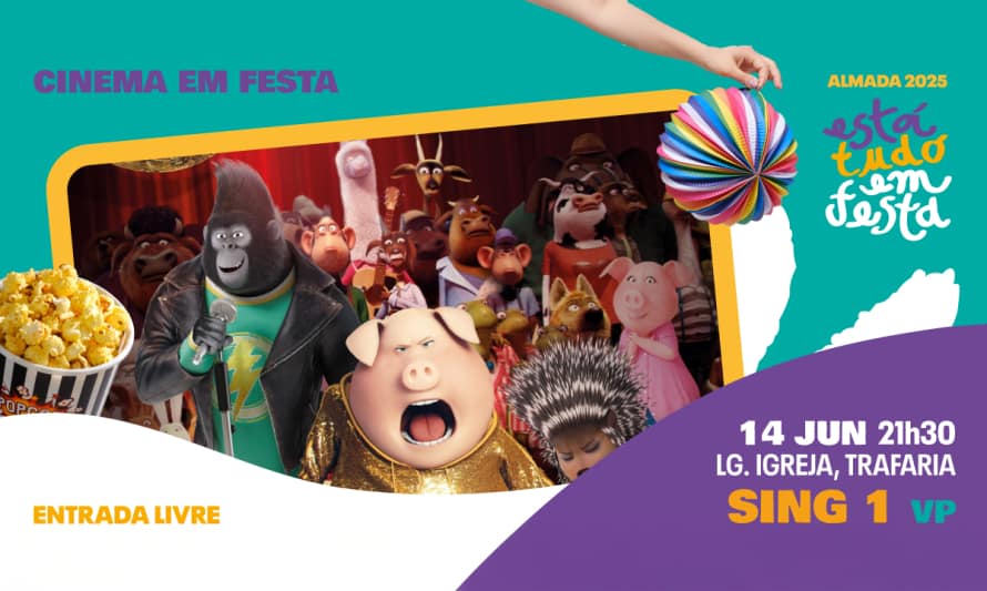 Está Tudo em Festa 2025 – Cinema em Festa: «Sing I» (VP)