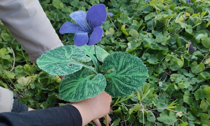 Flora estupenda – Oficina de construção de flores, para famílias
