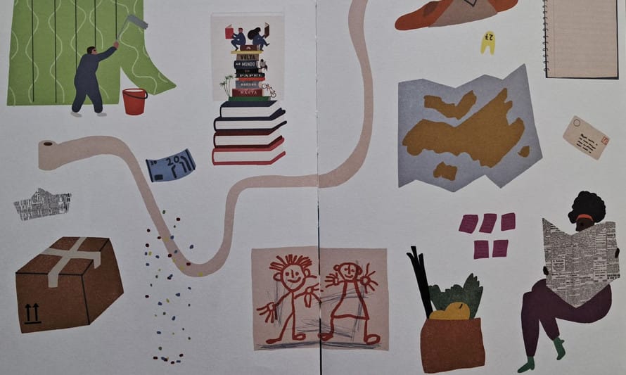 Paisagens de papel: Oficina de colagem com papel de plantas – Oficina para famílias