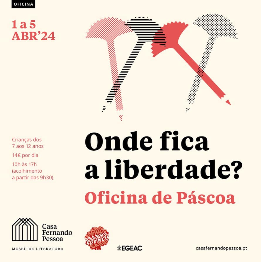 Casa Fernando Pessoa – Onde fica a liberdade? Oficina de Páscoa