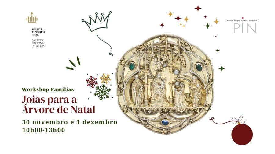 Joias para a árvore de Natal – Workshop p/ famĂlias