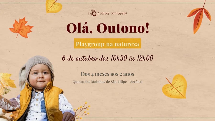Olá, Outono! – Playgroup na natureza
