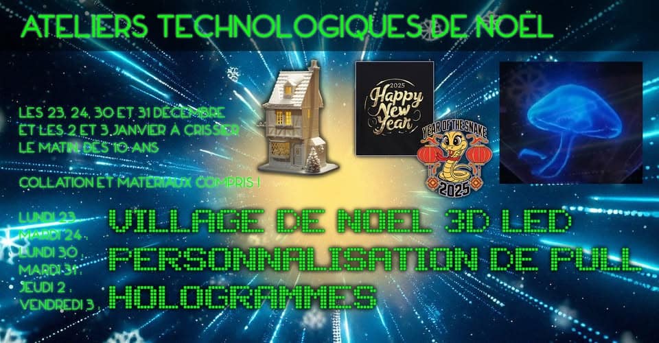 Techno-Logic – Ateliers technologiques de Noël