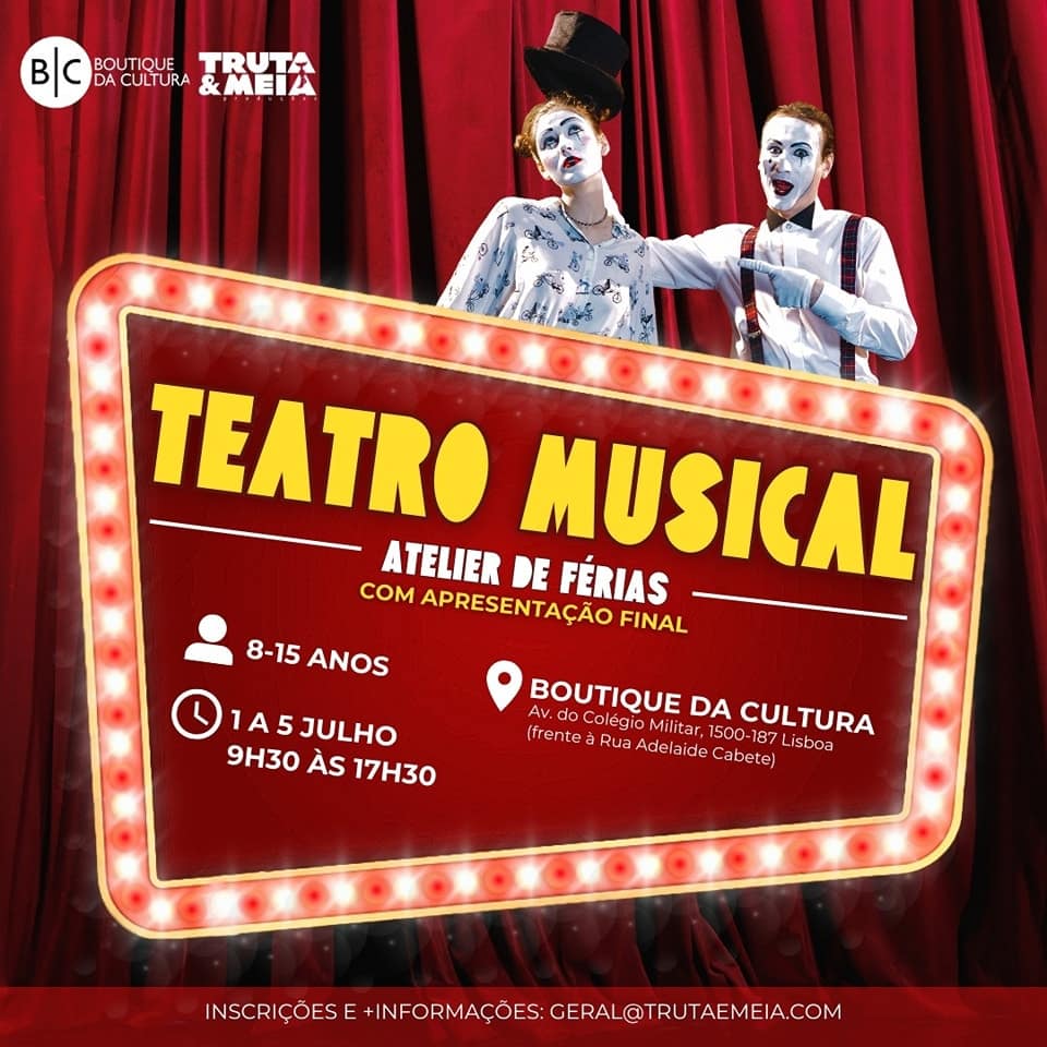 Truta&Meia Produções – Teatro Musical Atelier de férias