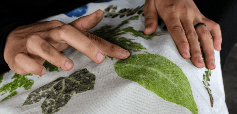 Découvrez l'écoprint en famille
