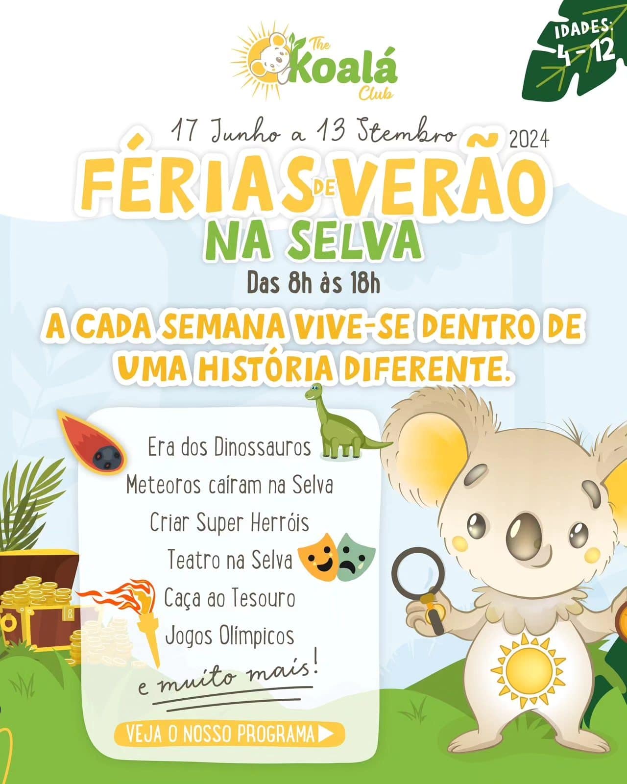 Colc Events The Koalá Club – Férias de Verão na Selva 2024