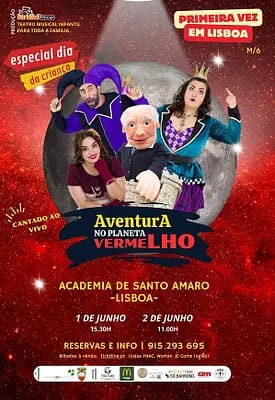 Children's Day - Aventura no Planeta Vermelho – Teatro Musical infantil: Especial Dia Mundial da Criança