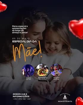 Mother's day fun activities - Atividades dia da mãe - Restaurante Estação Menina Bonita – Especial Dia da Mãe